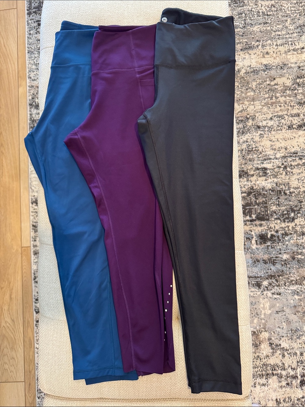 Women’s Leggings in Blue, Purple & Black
